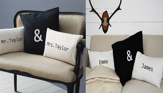 Personalized cushion covers 