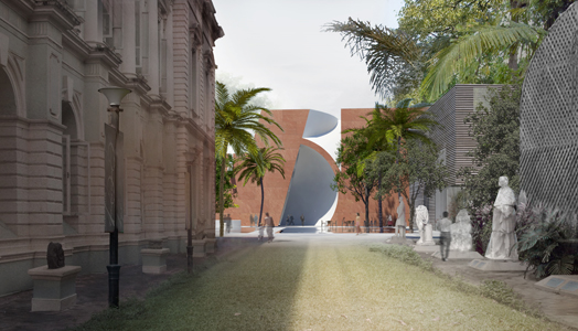 India Art n Design features winning entry of North Wing extension of Mumbai city Museum by Steven Holl Architects & _opolis architects