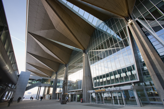 New terminal at Pulkovo International Airport, St. Petersburg, Russia,designed by Grimshaw Architects