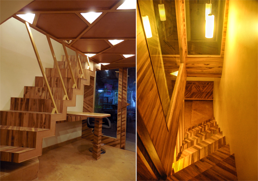 India Art n Design features Wood in Interiors