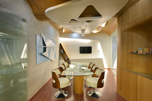 India Art n Design ezine features Office projects by  Kapil Aggarwal