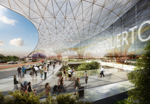 Mexico City's proposed new airport design by Foster+Partners
