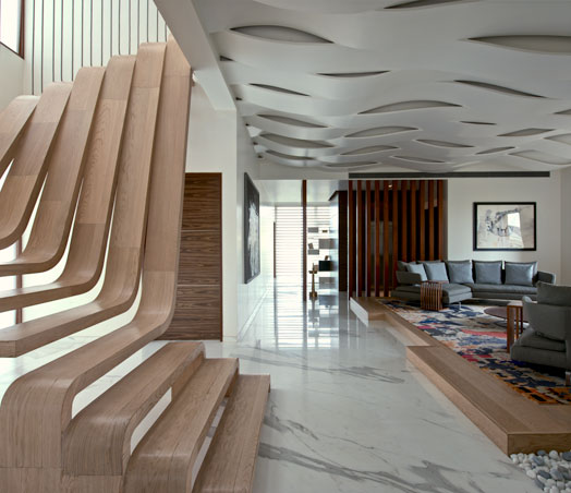 penthouse duplex in Mumbai by Mexican architects Arquitectura en Movimiento Workshop