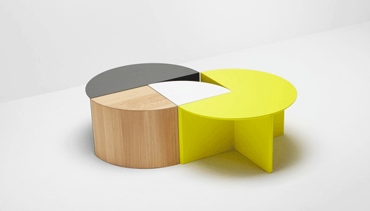 the pie chart system by H furniture
