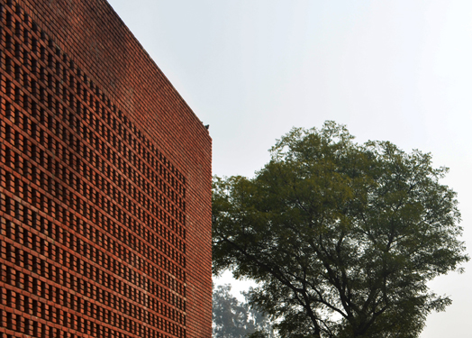 brick jali facade