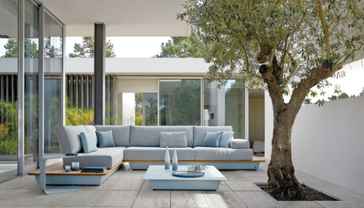 India Art n Design features Manutti outdoor sofas 