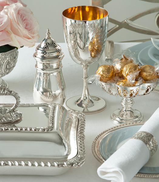 silver tableware