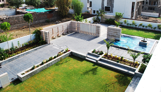 udaipur residence - landscape design