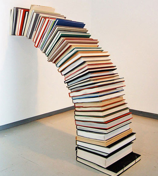 clever and engaging book arrangement