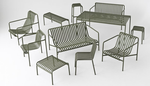 Pallisade - outdoor furniture by Ronan & Erwan Bouroullec