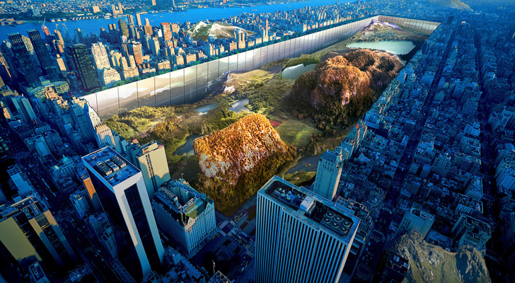 New York Horizon - aerial rendering
