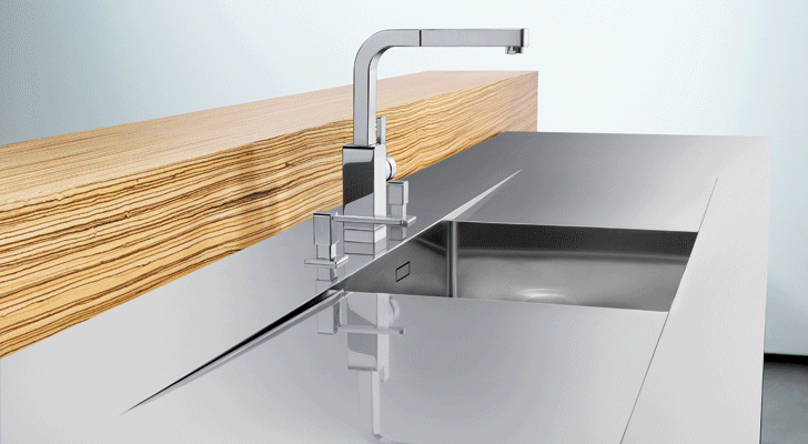 stainless steel kitchen sinks- BLANCO SteelArt.
