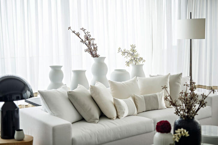 all-white decor