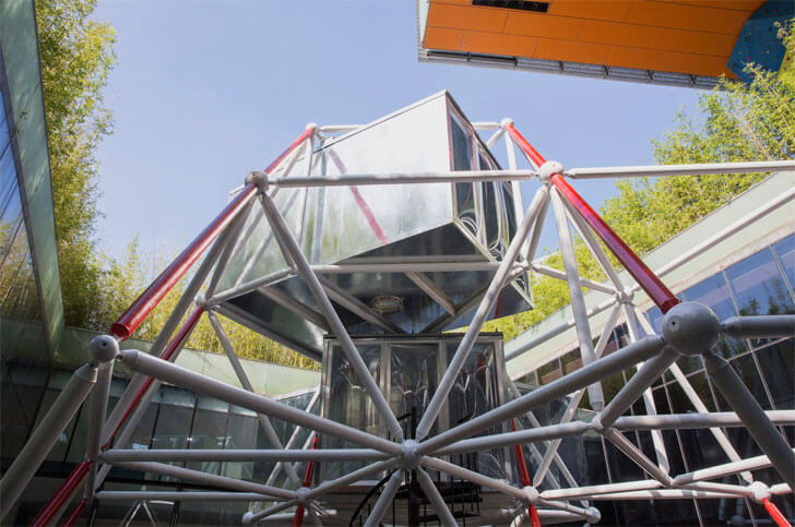 "space frame plugin tower Peoples Architecture Office indiaartndesign"