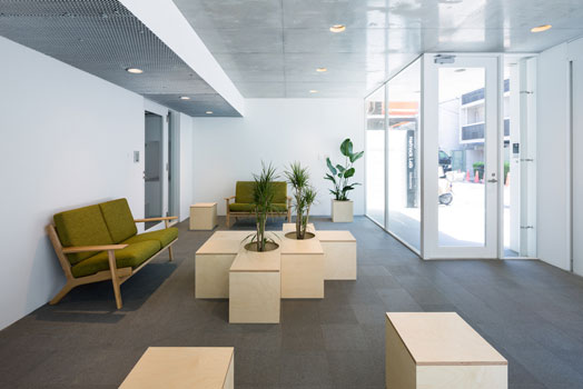 reception area of Tokyo Institute of Technology