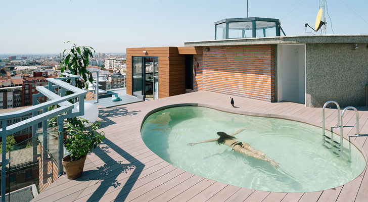 rooftop swimming pool