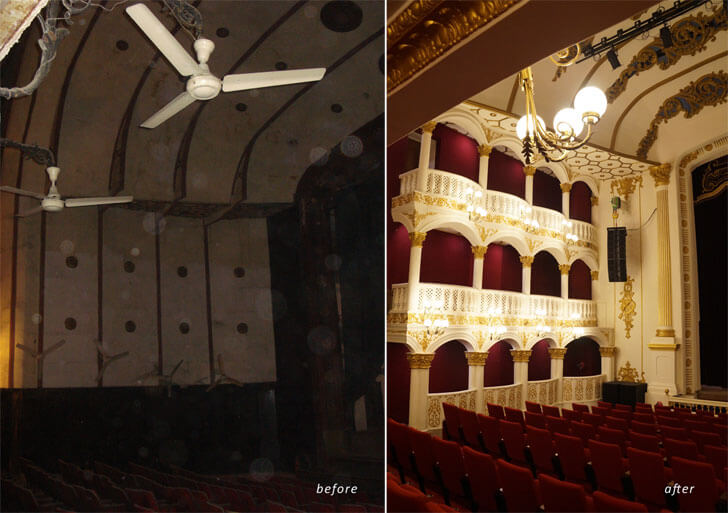"Balconies Royal Opera House Mumbai Abha Lambah Associates indiaartndesign"