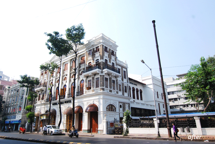 "Restored facade Royal Opera House Mumbai Abha Lambah Associates indiaartndesign"