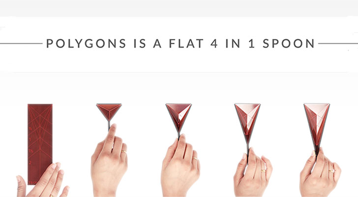 polygons 4-in-1 spoon