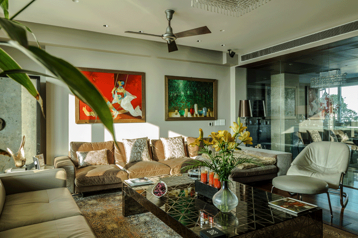 opulent luxurious living room