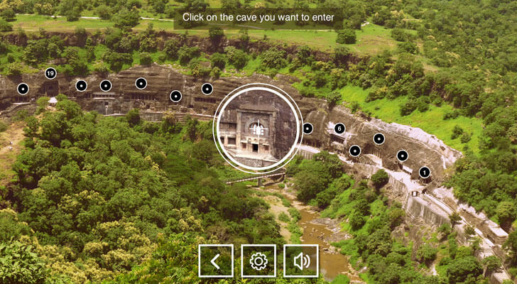 virtual reality app on ajanta caves