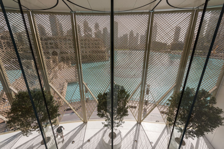 "mashrabiya Foster+Partners Apple Dubai Mall indiaartndesign"