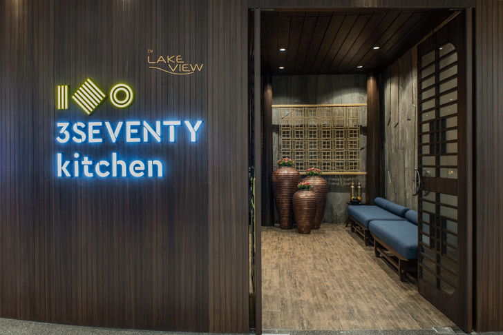 "entrance 3seventy restaurant neovana design indiaartndesign"