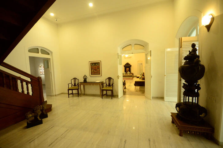 "grand staircase kasturbhai lalbhai museum indiaartndesign"