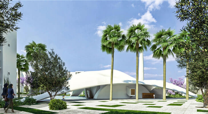  "parametric roof mahmud mosque PB+CO indiaartndesign"