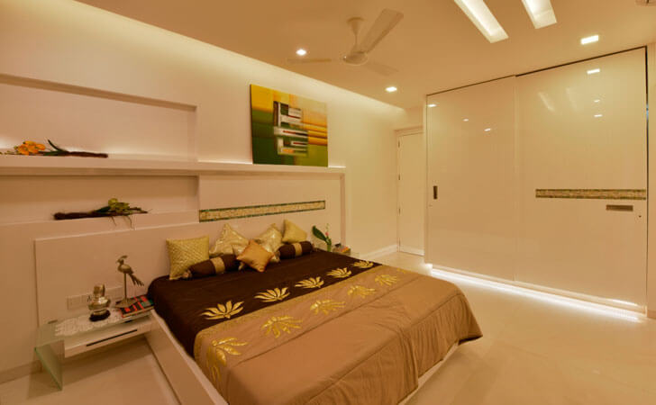 "cove lighting bedroom SSA design studio indiaartndesign"