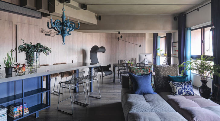 "ganna design expansive living room indiaartndesign"