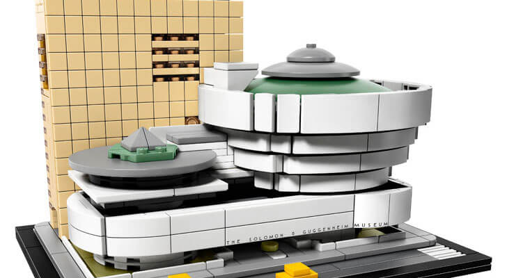 "LEGO Architecture series Guggenheim indiaartndesign"