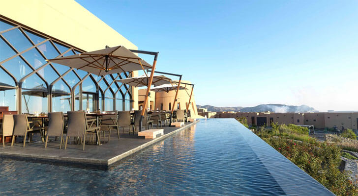 "infinity pool Atelier Pod Anantara Jabal Akhdar Resort indiaartndesign"
