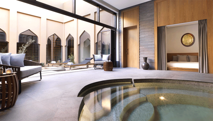 "spa Atelier Pod Anantara Jabal Akhdar Resort indiaartndesign"