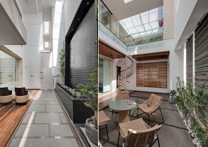 "courtyards cubism architects indiaartndesign"