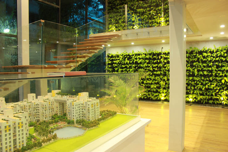"vertical garden habitat pavillion square indiaartndesign"