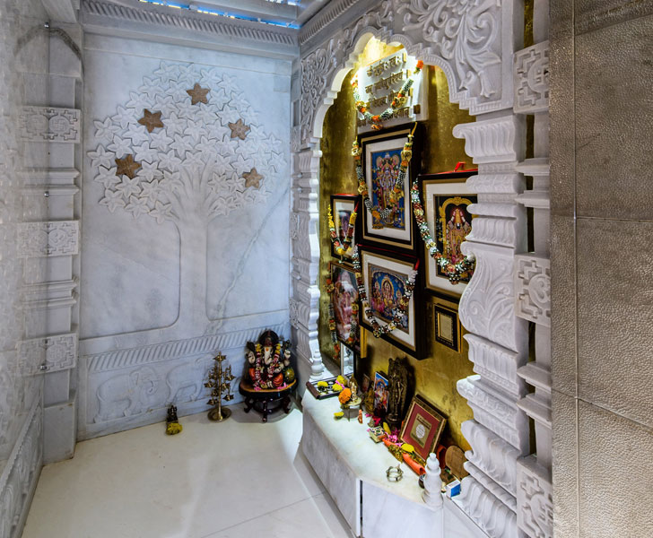 "marble temple dubai villa sumessh menon indiaartndesign"