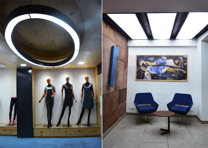 "circular light fitting imelda inc spaces architects at ka indiaartndesign"