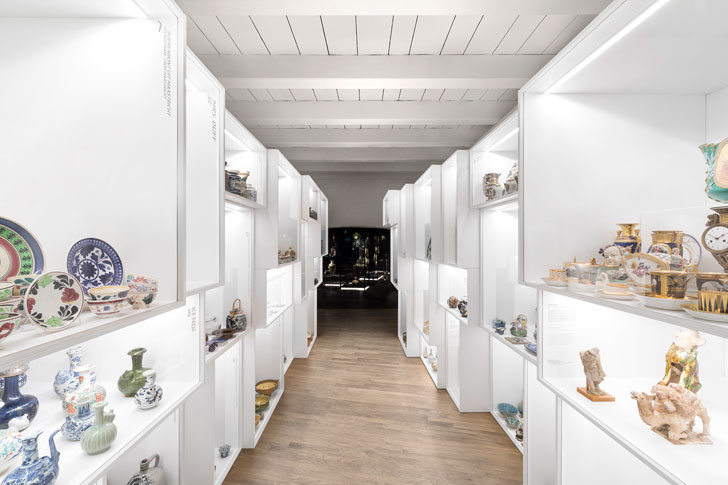 "display white boxes princesshof ceramics museum i29 interior architects indiaartndesign"