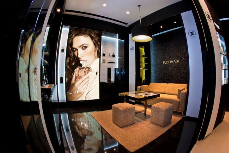 "seating Chanel Buenos Aires boutique BIRKA indiaartndesign"