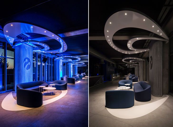 "changing lighting Turkcell Platinum Lounge Mimari studio indiaartndesign"