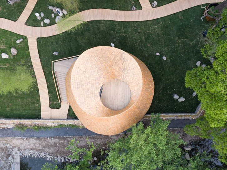 "aerial view tree wow monoarchi architects indiaartndesign"