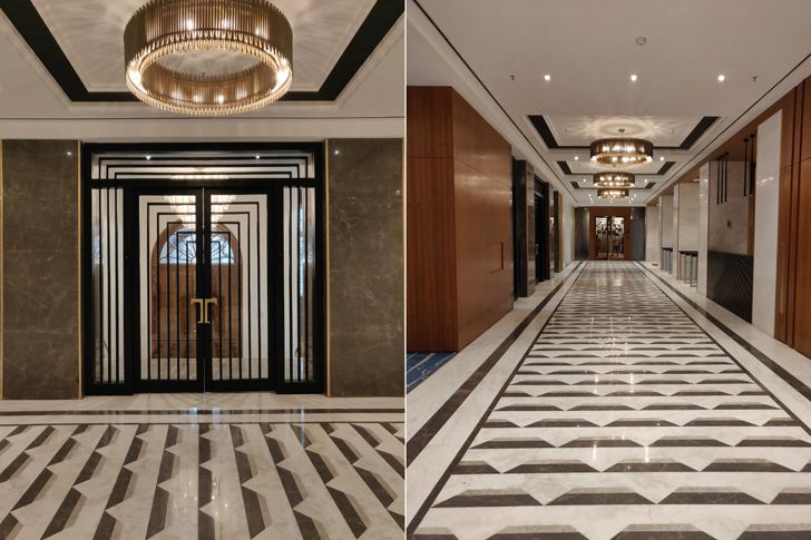 "entrance lobby Bombay House Somaya Kalappa Architects Indiaartndesign"