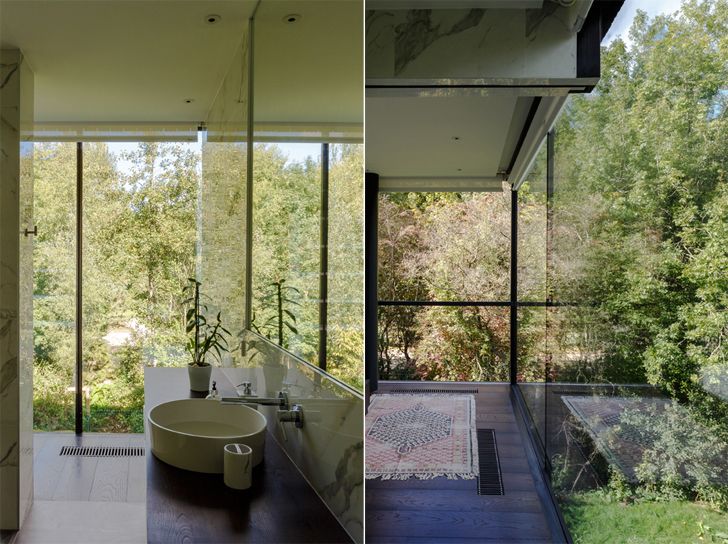 "seamless inside outside glass villa on the lake mecanoo indiaartndesign"