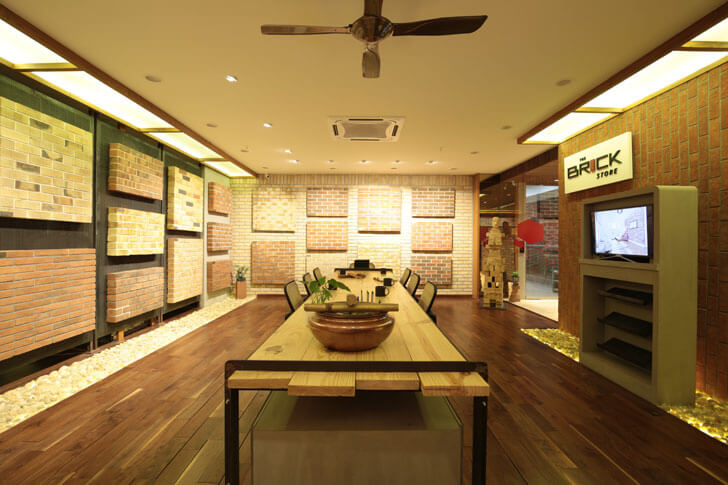 "central gallery brick store modi srivastava architects indiaartndesign"