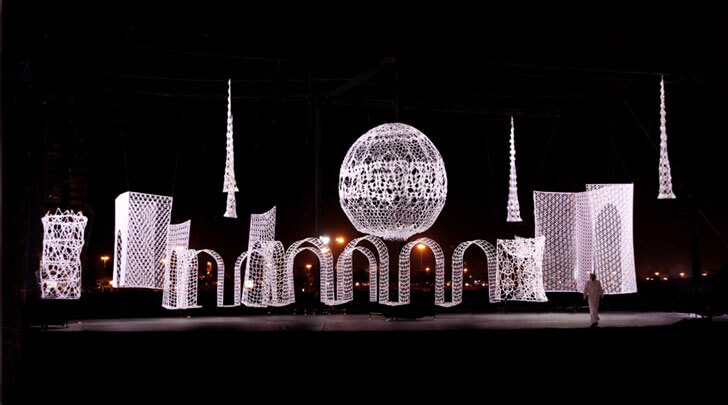 "flying mosque elevation choi n shine indiaartndesign"