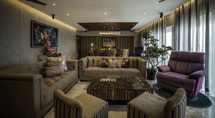 "living room residential design kavan shah indiaartndesign"