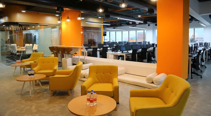 "break out area antworks office vision architects indiaartndesign"