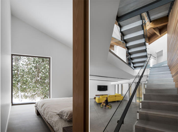 "framing views Laccostee house Bourgeois Lechasseur architects indiaartndesign"