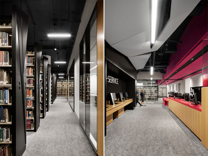 "aisles webster library MSDL architects indiaartndesign"